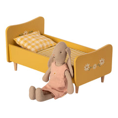 Maileg - Mini Ahşap Yatak | Sarı