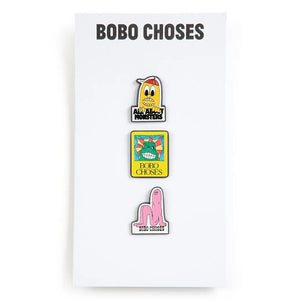 Bobo Choses - 3'lü Canavar İğnesi Seti | Sarı