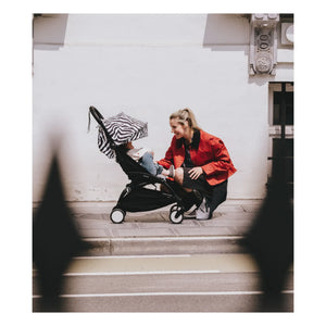 Stokke® - YOYO³ 6+ Bebek Arabası Beyaz çerçeve | Zebra