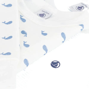 Petit Bateau - 2’li Balina Pijaması Seti | Mavi