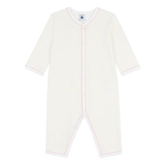 Petit Bateau - Dors Bien organik pamuklu pijama | Beyaz