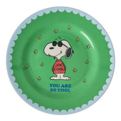 Rice - You Are So Cool melamin tabak - Rice x Snoopy | Yeşil