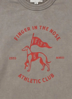 Finger in the nose - Blow Athletic Club سويت شيرت قطن عضوي | رمادي