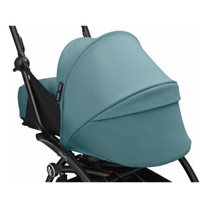 Stokke® - YOYO³ 0+ yenidoğan bebek arabası Siyah çerçeve | Aqua