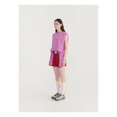 Bobo Choses - Organik pamuk kolsuz sweatshirt | Mor