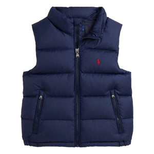 Ralph Lauren - Logo Kolsuz Şişme Yelek Geri Dönüştürülmüş Elyaflar | Lacivert