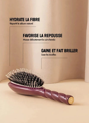 La Bonne Brosse - "L'Indispensable Douceur" فرشاة الشعر رقم 03 - فروة رأس حساسة | باذنجان