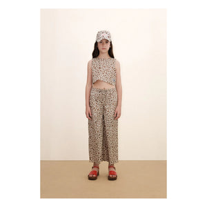 Tinycottons - Poplin Leopar Üst | Kahverengi