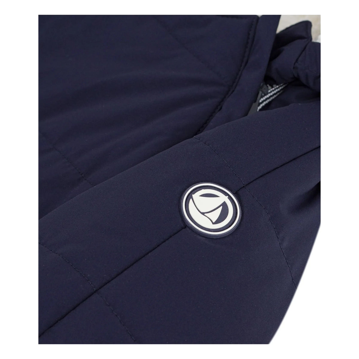 Petit Bateau - شيربا مبطن بطراز بايلوت | كحلي