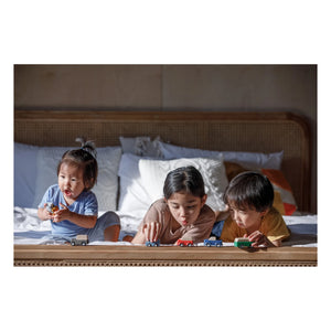 Plan Toys - Mini Ahşap Araçlar - 5'li Set