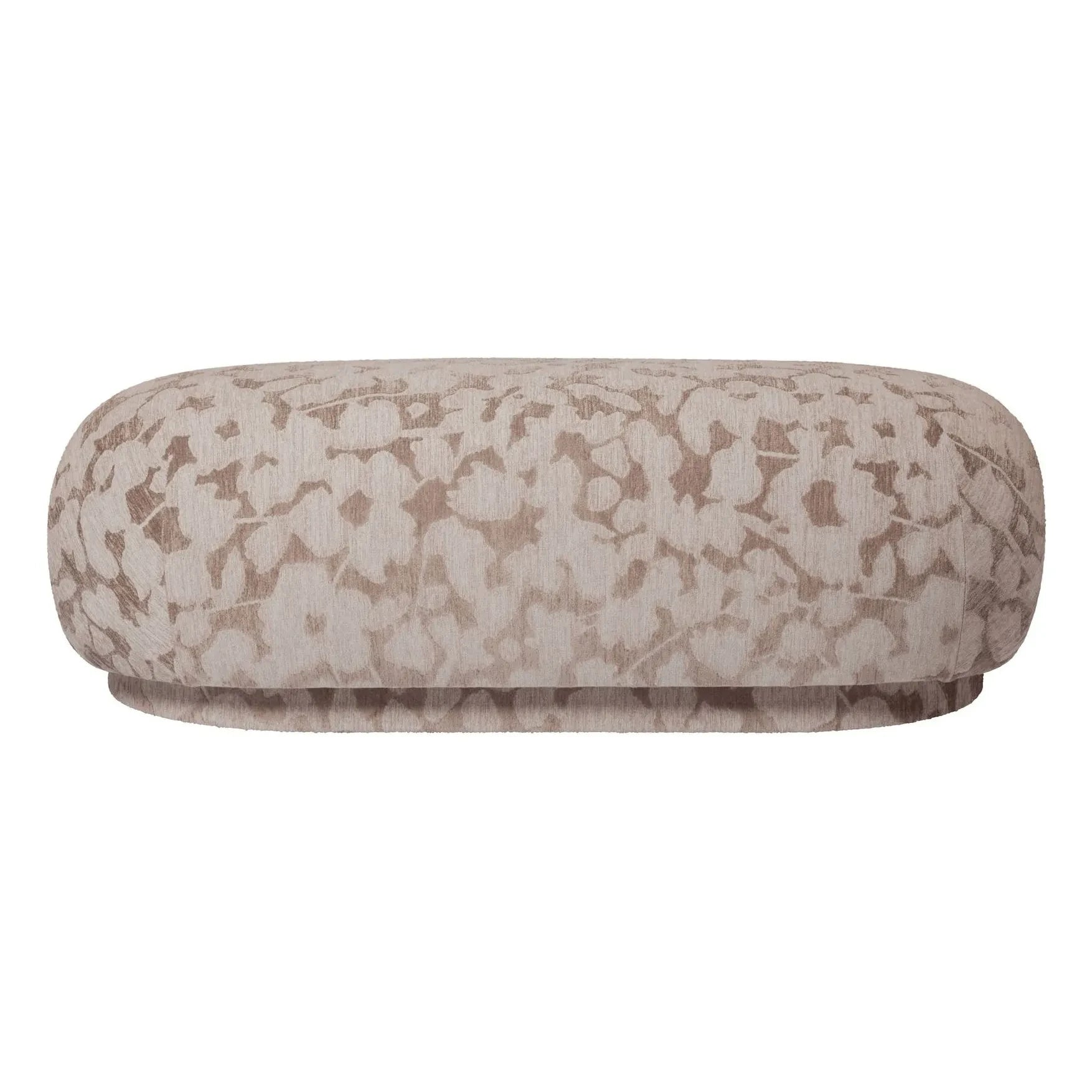 Ferm Living - Rico Cilla uzun puf | Koyu bej kahverengi