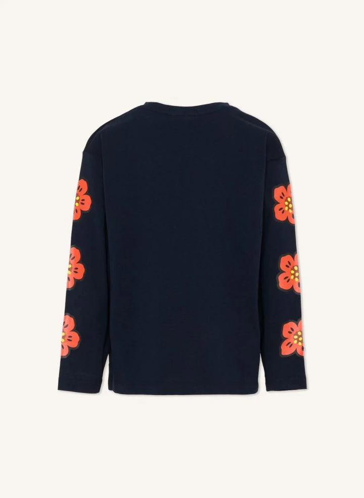 Kenzo - Flowers T-shirt | أزرق منتصف الليل
