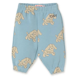 Tinycottons - Organik Pamuklu Bebek Köpek Jogger | Açık Mavi
