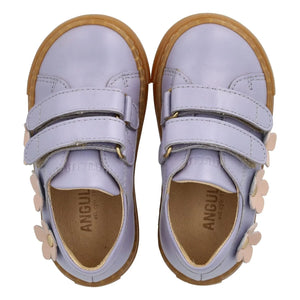 Angulus - Çift Çizgili Çiçek Sneakers | Leylak