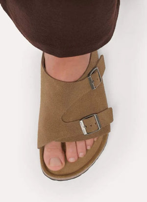 BIRKENSTOCK - صندل زوريخ من جلد المدبوغ