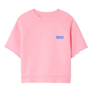 American Vintage - Izubird Kolsuz Sweatshirt | Pembe