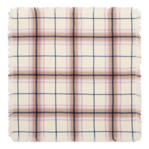 Bompard - Mini Carré Tartan Kaşmir Atkı | Mauve
