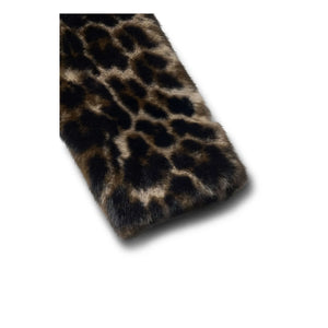 Molo - Hera Leopar Kürk Kaban | Kahverengi