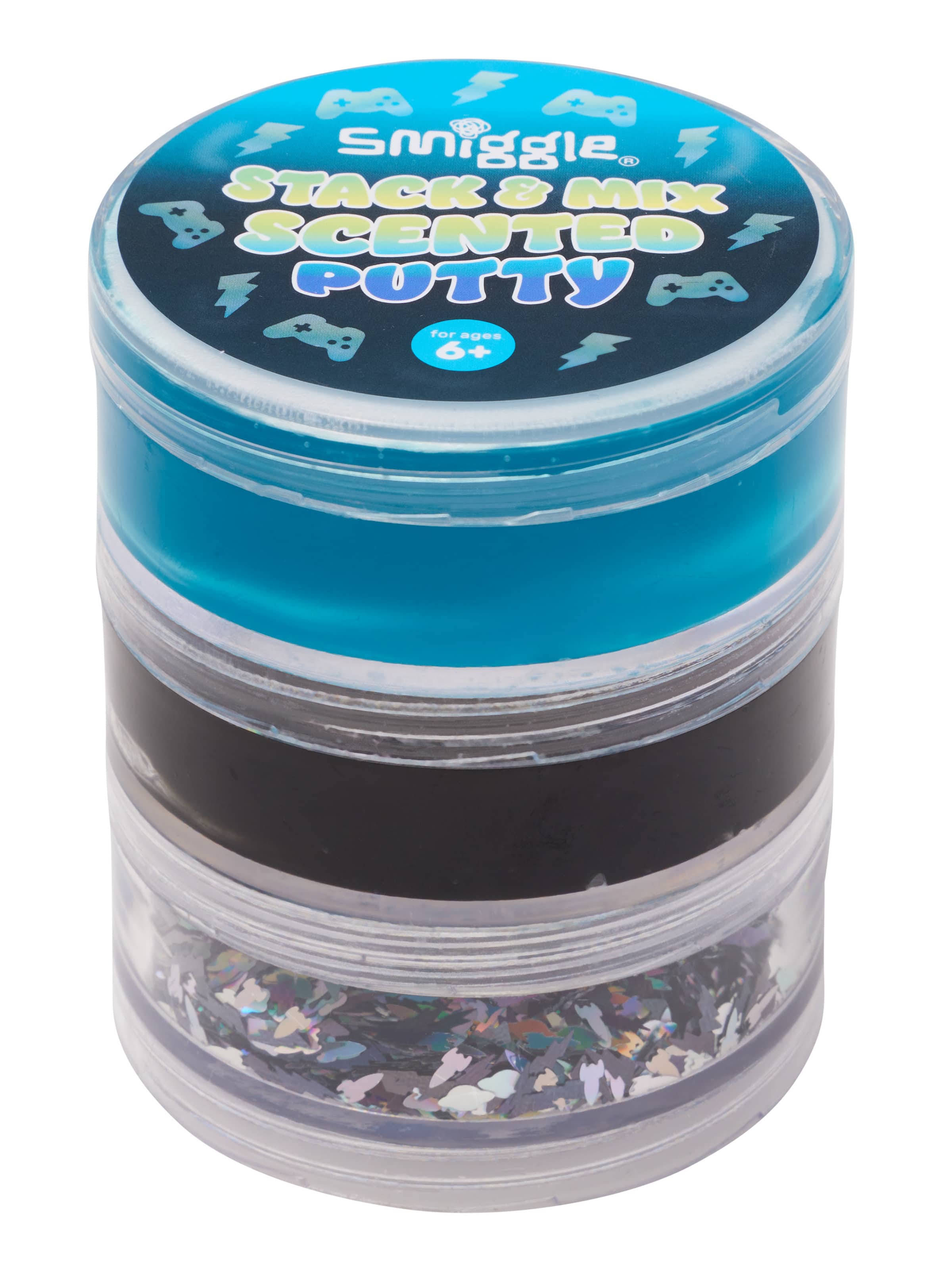 Smiggle - Stack & Mix Kokulu Oyun Macunu-Dinossi