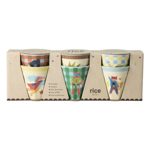 Rice - Heroes melamin bardaklar - 6'lı set | Yeşil