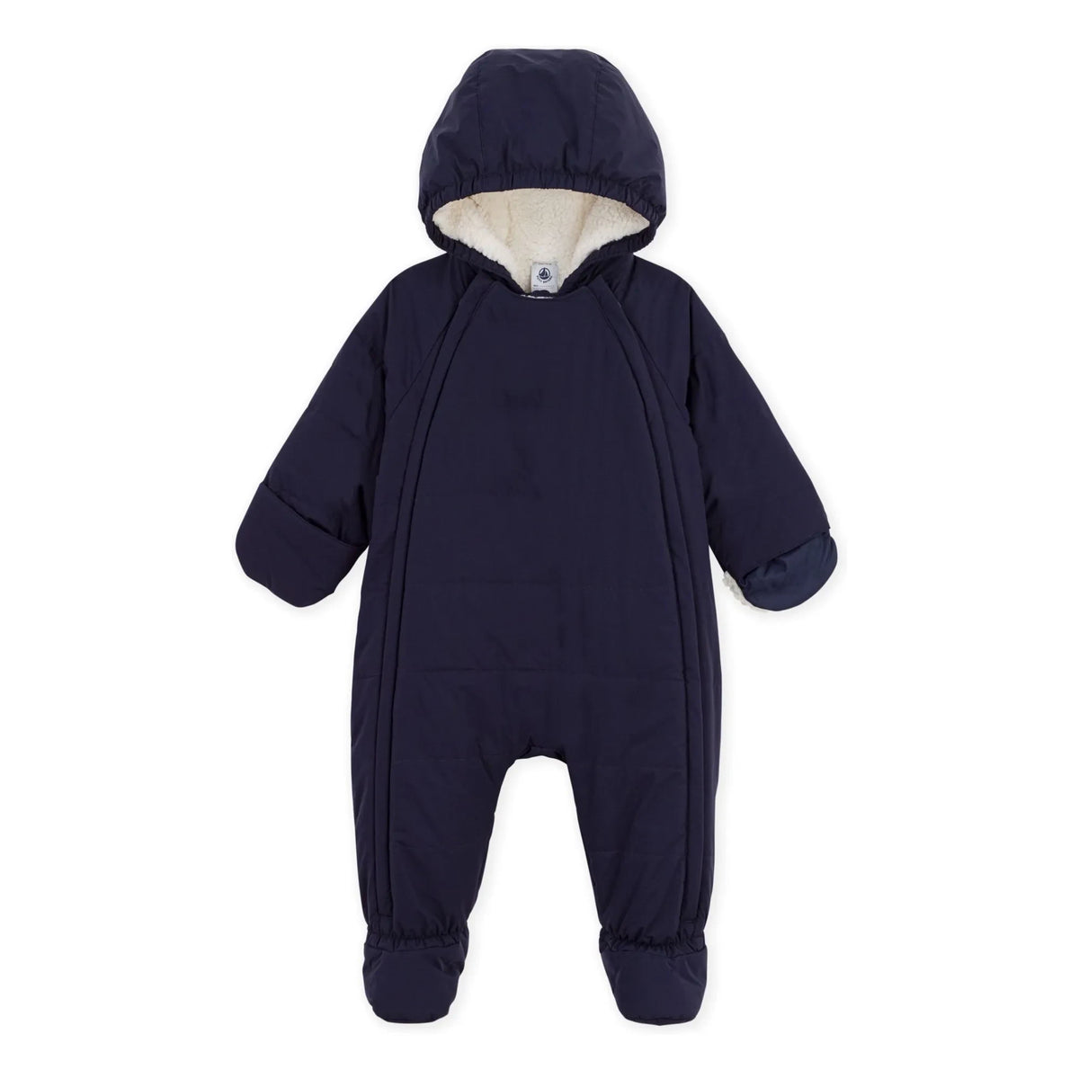 Petit Bateau - شيربا مبطن بطراز بايلوت | كحلي