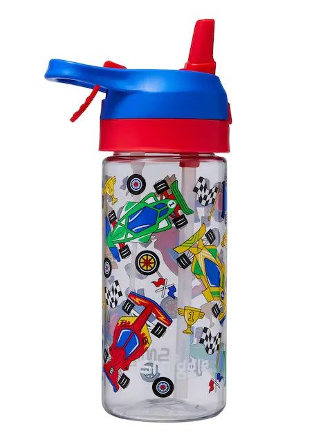 Smiggle - Hali Junior Su Püskürtmeli Otomatik Pipetli 440ML Suluk-Dinossi