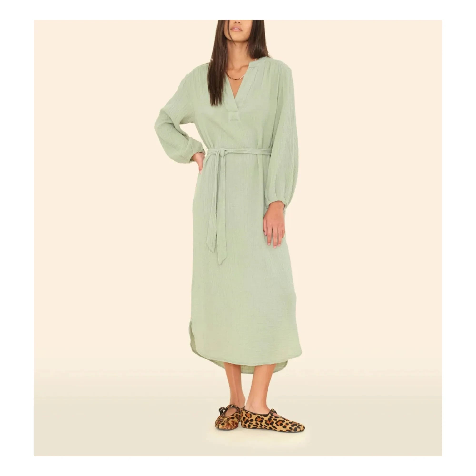 Xirena - Josephine elbise | Su yeşili