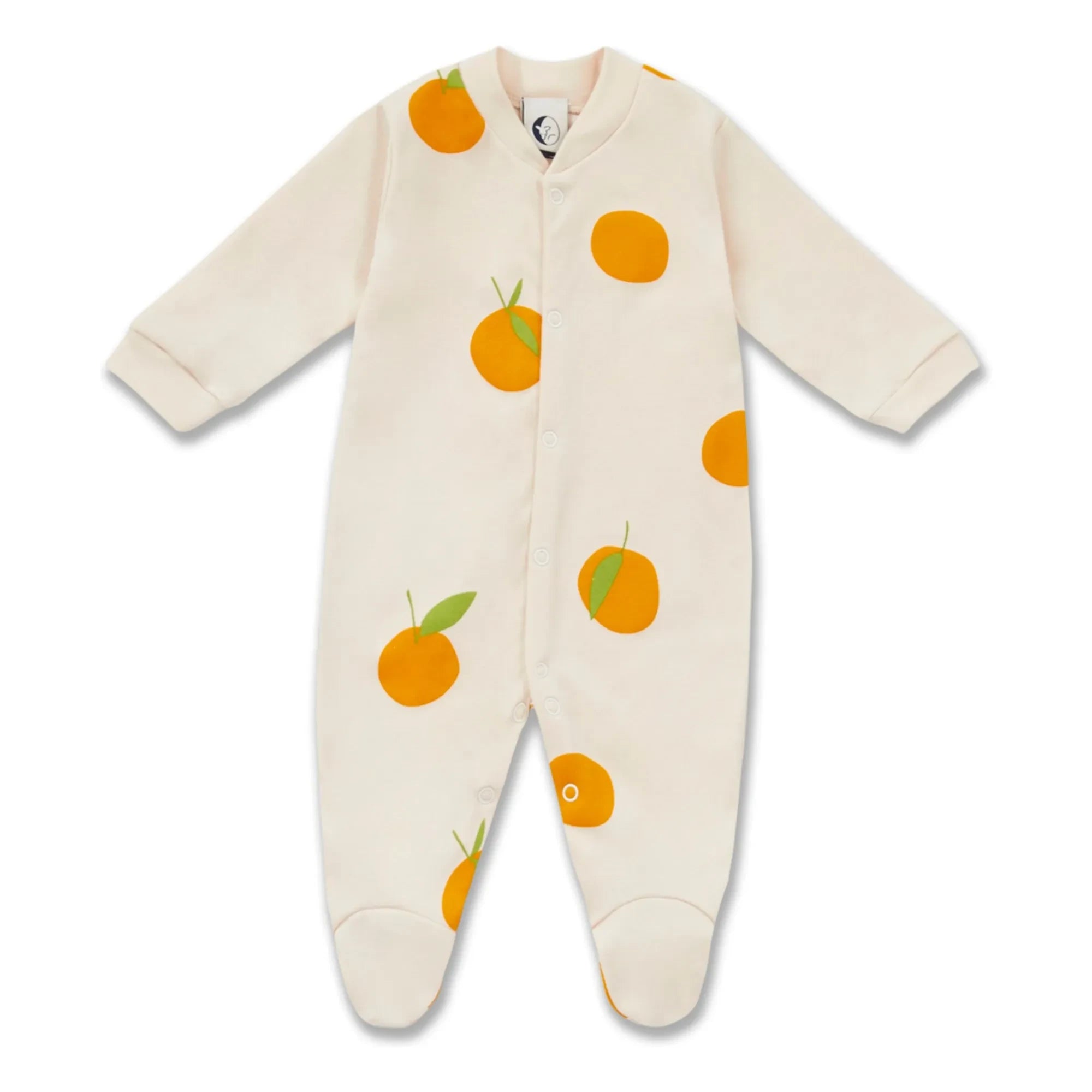 Sleepy Doe - Ayaklı Pijama Clementines Organik pamuk | Ekru