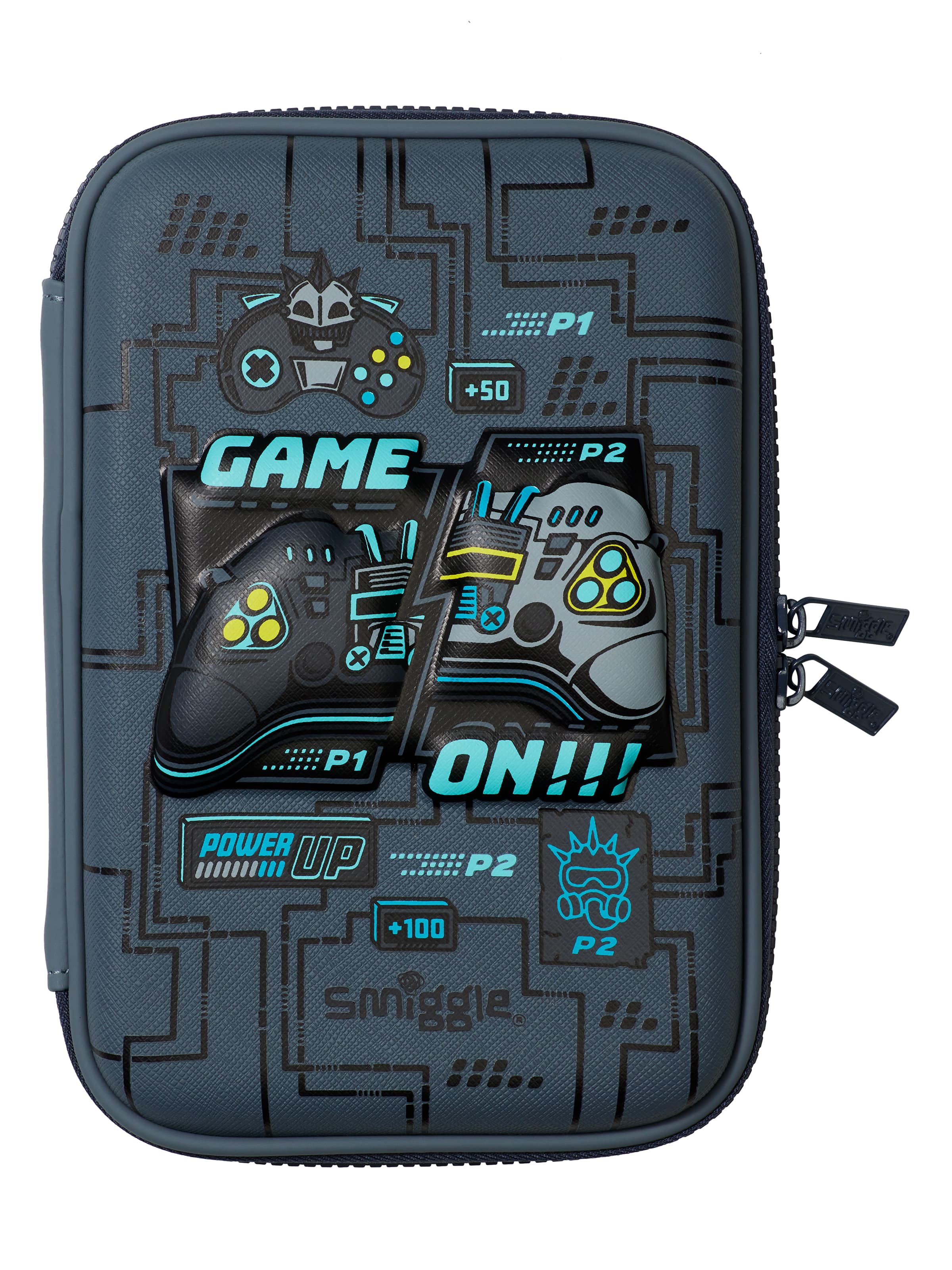 Smiggle - Epic Adventures Hardtop Kalem Kutusu-Dinossi