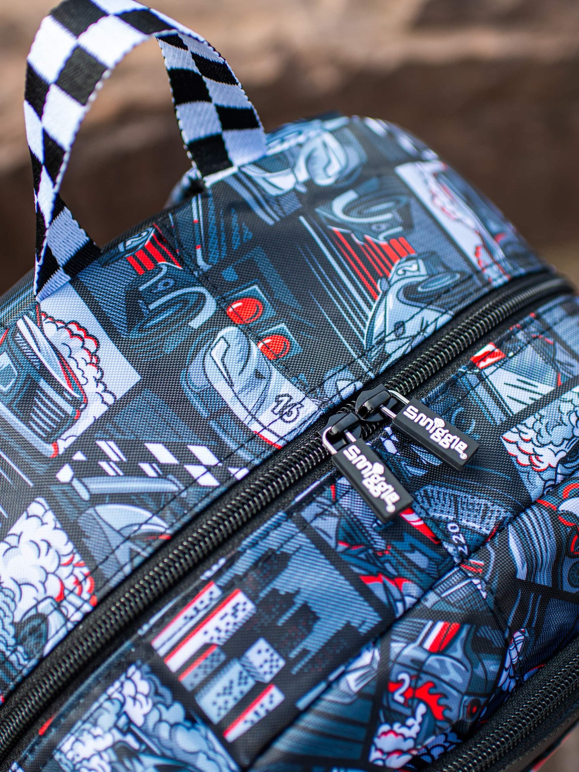 Smiggle - Limitless Klasik Okul Sırt Çantası-Dinossi