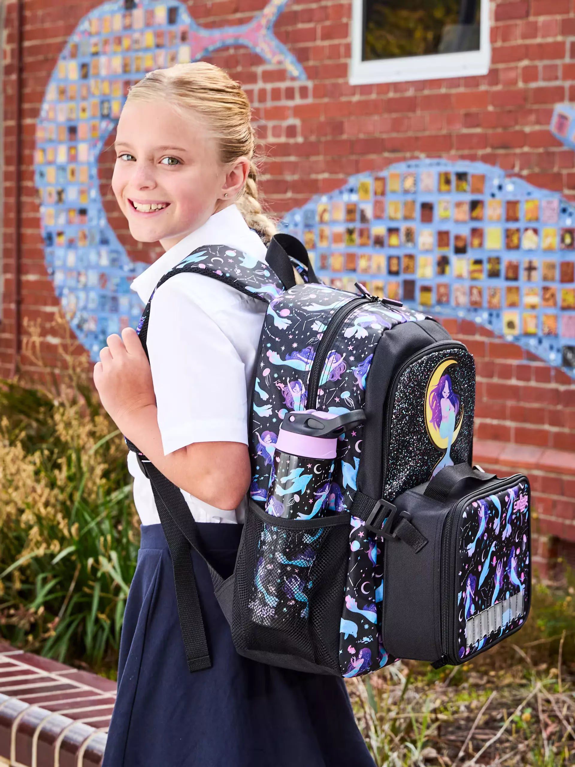 Smiggle – Limitless Klasik Okul Sırt Çantası-Dinossi