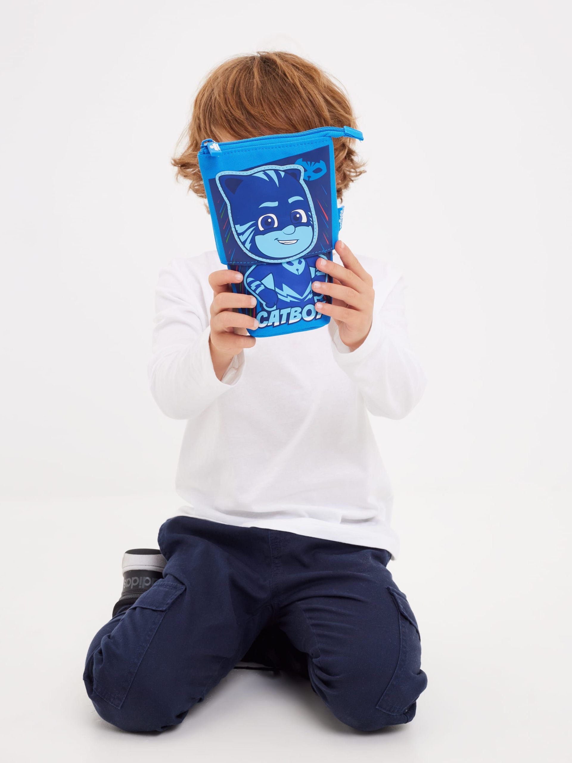 Smiggle - PJ Mask 2si 1 Arada Kalem Kutusu-Dinossi