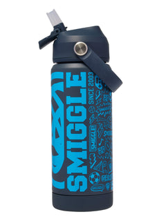 Smiggle - زجاجة مشروبات معزولة من الفولاذ المقاوم للصدأ Squiggle سعة 550 مل