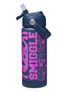 Smiggle - زجاجة مشروبات معزولة من الفولاذ المقاوم للصدأ "سكويجل" 550 مل