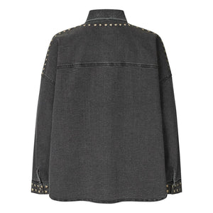 Lollys Laundry - Veida Denim Overshirt | Yıkanmış Siyah