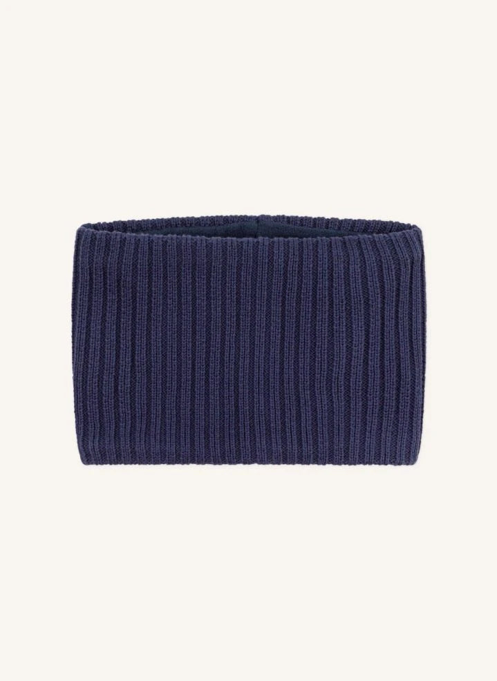 Petit Bateau - طوق مبطن بقطن عضوي | كحلي