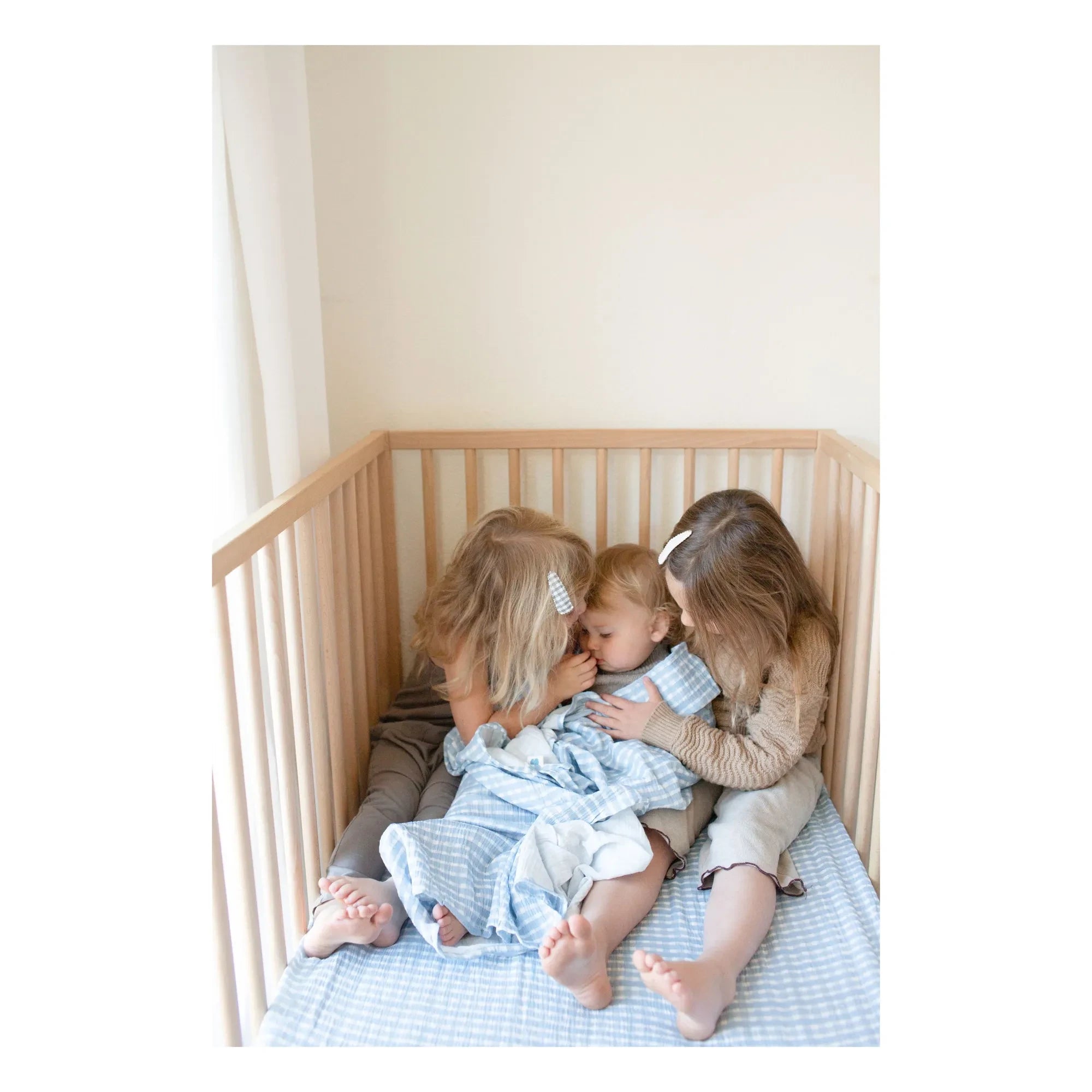 Soft Spot - Organik pamuklu Cottage çarşaf | Mavi