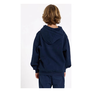 Smallable Kid - Noa organik pamuklu sweatshirt | Yıkanmış mavi