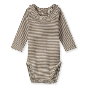 Gray Label - Organik pamuklu body | Haki kahverengi