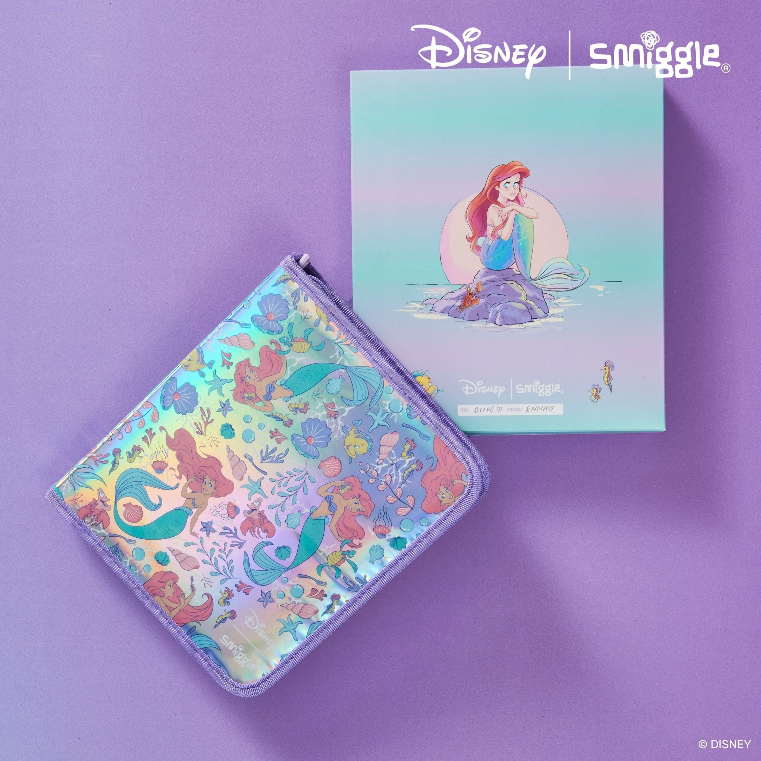 Smiggle - Disney Prenses Kalem Kutusu ve Boyaları Kırtasiye Seti Kiti-Dinossi