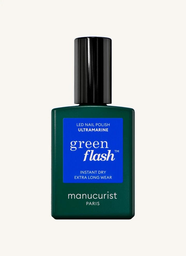 Manucurist - طلاء أظافر "Green Flash" شبه دائم - 15 مل | ألترا مارين