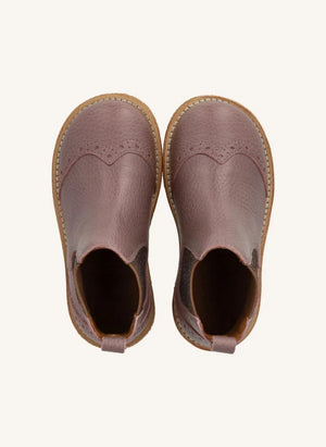 Angulus - Chelsea Brogue Botlar | Toz Pembe