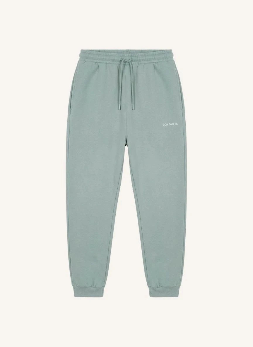 Cos I Said So - Organik Pamuk Logo Jogger | Çelik