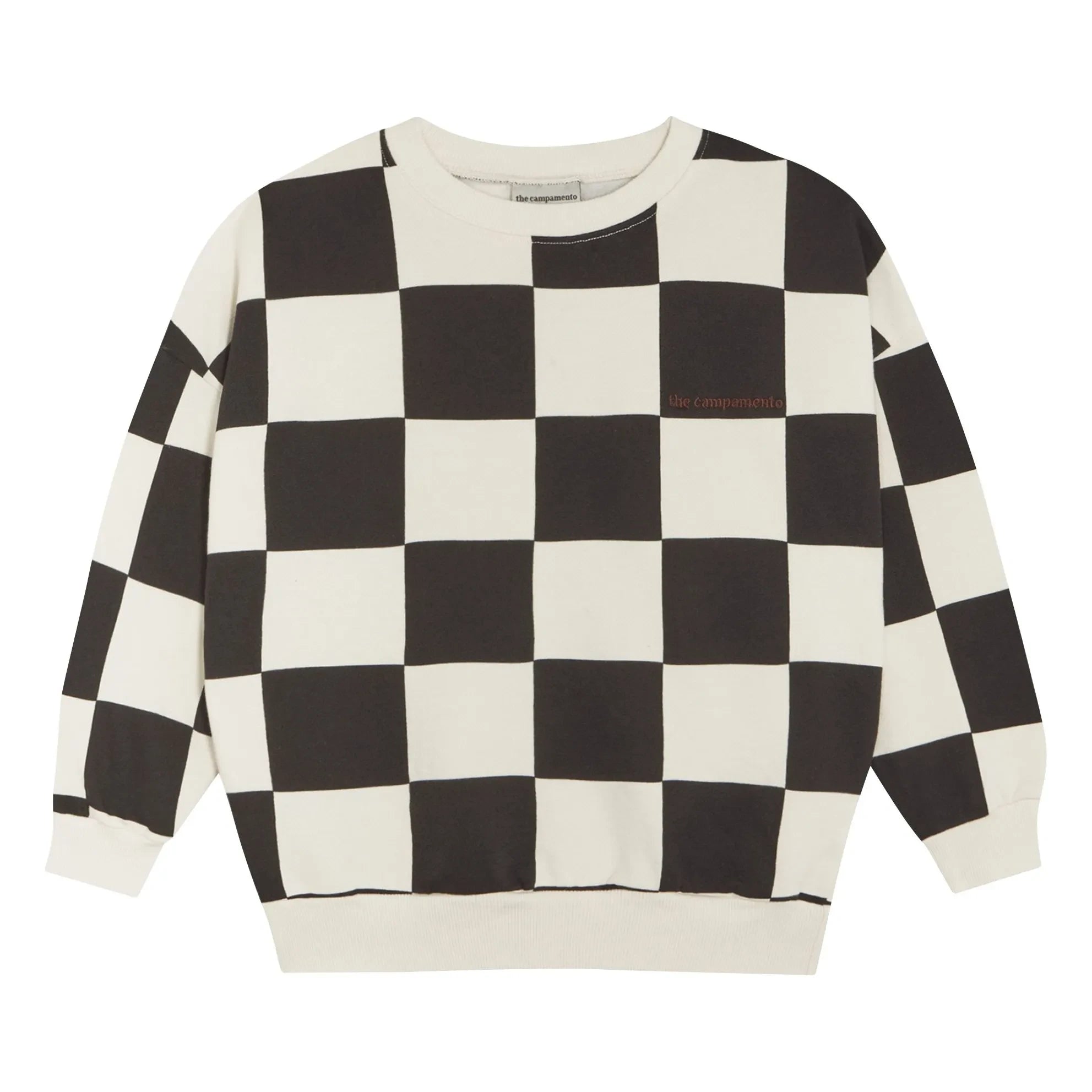 The Campamento - Damier سويت شيرت | إيكرو