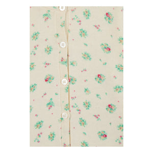 Bonton - Lilou Coco Bouquets hırka | Krem