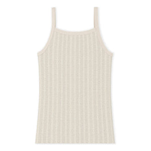 Petit Bateau - Ajurlu atlet | Ecru