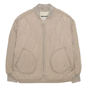 Smallable Kid - Wooly Kapitone Bomber Ceket | Taupe gri