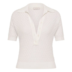 Faithfull the Brand - Polo Pointelle Lena Pamuk | Ekru