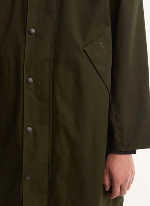 Barbour - Seyahat için Uzun Su Geçirmez Ceket | Koyu yeşil