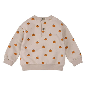 Petit Lem - Organik Pamuk Balkabağı Sweatshirt ve Jogger Takım | Kum